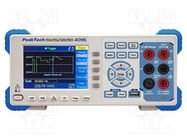 Benchtop multimeter; LCD TFT 4"; 480x320; True RMS; 20÷1MHz PEAKTECH