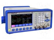 Generator: arbitrary, function; LCD TFT 4,3"; Ch: 2; 4096pts PEAKTECH