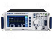 Spectrum analyzer; Band: 10MHz÷1.5GHz; In.imp: 50Ω; 9kHz÷1.5GHz PEAKTECH