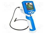 Inspection camera; Display: LCD TFT 3,5"; Len: 1m; IP67; 0÷45°C PEAKTECH