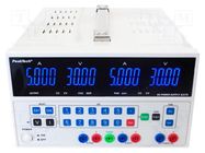 Power supply: laboratory; adjustable,multi-channel; 0÷30VDC PEAKTECH