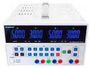 Power supply: laboratory; adjustable,multi-channel; 0÷30VDC PEAKTECH