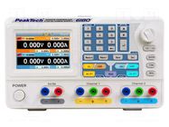 Power supply: programmable laboratory; Ch: 3; 0÷30VDC; 0÷3A; 0÷3A PEAKTECH