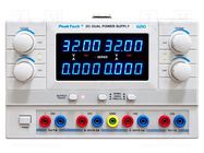 Power supply: laboratory; adjustable,multi-channel; 0÷30VDC PEAKTECH