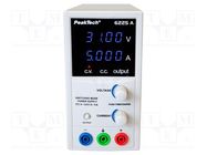 Power supply: laboratory; switching,single-channel; 0÷30VDC PEAKTECH