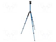 Tripod; 10kg; Thread: 1/4"; Equipment: user's manual,case PEAKTECH