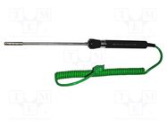 Probe: K-type temperature; -50÷900°C; Probe l: 156mm; ±1%; Len: 2m PEAKTECH