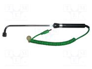 Probe: K-type temperature; -50÷500°C; Probe l: 14mm; ±2%; Len: 2m PEAKTECH