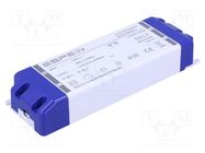 Power supply: switching; LED; 24W; 24VDC; 1A; 220÷240VAC; IP20; 78% ESPE