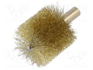 Cleaning elem; 2pcs; Bristle material: metal QUICK