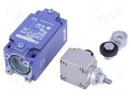 Limit switch; lever R 41mm, plastic roller Ø22mm; NO + NC; 10A TELEMECANIQUE SENSORS