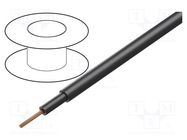 Wire; BiT 1000 Power; 1x25mm2; stranded; Cu; PVC; black; 600V,1kV BITNER