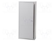 Enclosure: for modular components; IP30; light grey; steel; IK08 