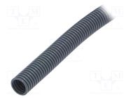 Protective tube; Size: 17; polyamide 6; grey; L: 50m; -50÷105°C; PCL PMA