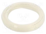 Pneumatic tubing; max.9bar; L: 25m; polyetylene; Economy; white PNEUMAT