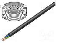 Wire; H07RN-F,TITANEX®; 5G2.5mm2; round; stranded; Cu; rubber HELUKABEL