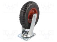 Transport wheel; Ø: 200mm; W: 58mm; H: 240mm; torsional; 235kg; SGR RADER