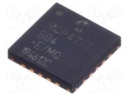 IC: D/A converter; 8bit; Ch: 4; 2.7÷5.5V; VQFN20; -40÷125°C MICROCHIP TECHNOLOGY