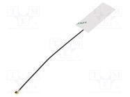 Antenna; GSM,LTE; 1.76dBi; linear; 824÷960MHz,1710÷2170MHz; U.FL MOLEX