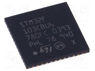 IC: STM32 ARM microcontroller; 72MHz; UFQFPN48; 2÷3.6VDC; STM32F1 STMicroelectronics