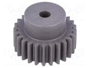 Spur gear; whell width: 35mm; Ø: 56mm; Number of teeth: 26; ZCL ELESA+GANTER