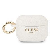 Guess GUAPSGGEH AirPods Pro cover white/white Silicone Glitter, Guess