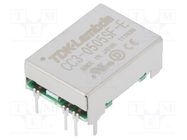 Converter: DC/DC; 3W; Uin: 5V; Uout: 5VDC; Iout: 600mA; DIP7; THT; CC-E TDK-LAMBDA