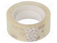 Adhesive tape; transparent; W: 18mm; L: 20m; Adhesive: acrylic GRAND