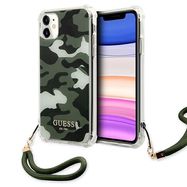 Guess GUHCN61KSARKA iPhone 11 6.1&quot; / Xr green/khaki hardcase Camo Collection, Guess