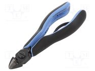 Pliers; side,cutting,precision; ESD; oval head; 147mm 