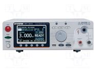 Safety tester; 0.1MΩ÷2GΩ,10GΩ; Utest: 0.05÷5kVAC,0.05÷6kVDC GW INSTEK