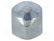 Nut; hexagonal; M5; 0.8; 6 steel; Plating: zinc; 8mm; BN 154; DIN 917 BOSSARD