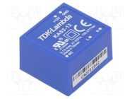 Converter: AC/DC; 2W; 90÷305VAC; Usup: 120÷430VDC; Uout: 12VDC; 73% TDK-LAMBDA