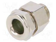 Cable gland; M10; 1; IP68; brass; Body plating: nickel LAPP