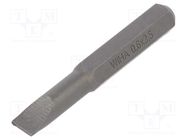 Screwdriver bit; slot; 3,5x0,6mm; Overall len: 28mm; MICRO WIHA