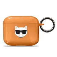 Karl Lagerfeld KLA3UCHFO AirPods 3 cover orange / orange Choupette, Karl Lagerfeld