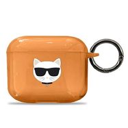 Karl Lagerfeld Choupette case for AirPods 3 - orange, Karl Lagerfeld