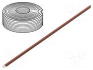 Wire; LiYz; 2x0.25mm2; 350V; Package: 5m; Cu; stranded; brown,red DONAU ELEKTRONIK