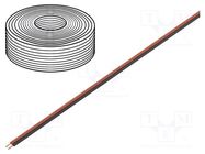 Wire; LiYz; 2x0.5mm2; 400V; Package: 25m; Cu; stranded; black,red DONAU ELEKTRONIK