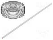 Wire; LiYz; 2x0.08mm2; 60V; Package: 5m; Cu; stranded; white DONAU ELEKTRONIK