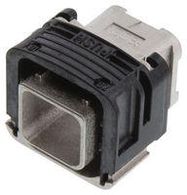 HEAVY DUTY HOUSING, PLUG, SIZE 20, BLACK