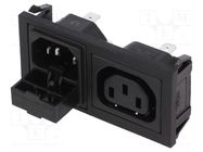 Connector: AC supply; socket; male,female; 10A; 250VAC; IEC 60320 BULGIN