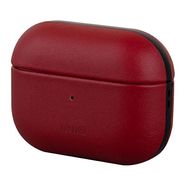 Uniq Terra Genuine Leather case for AirPods Pro - red, UNIQ