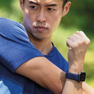 Uniq Aspen Braided Strap for Apple Watch 1/2/3/4/5/6/7/8/SE/SE2 40/38/41mm - Blue, UNIQ