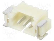 Connector: wire-board; socket; male; 1.25mm; PIN: 3; SMT; 250V; 1A ADAM TECH