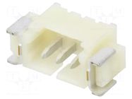 Connector: wire-board; socket; male; PIN: 3; 1A; 250V; horizontal ADAM TECH
