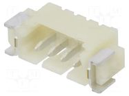 Connector: wire-board; socket; male; PIN: 4; 1A; 250V; horizontal ADAM TECH