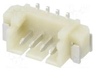Connector: wire-board; socket; male; PIN: 4; 1A; 125V; vertical; SMT ADAM TECH
