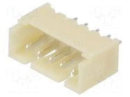 Connector: wire-board; socket; male; PIN: 5; 1A; 125V; straight; THT ADAM TECH