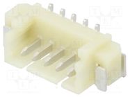 Connector: wire-board; socket; male; 1.25mm; PIN: 5; SMT; 125V; 1A ADAM TECH